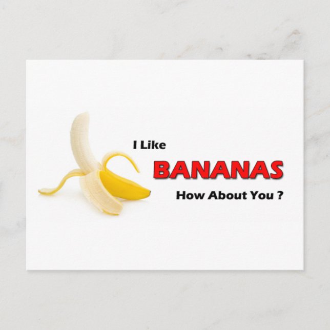 Carte Postale Bananes (Devant)