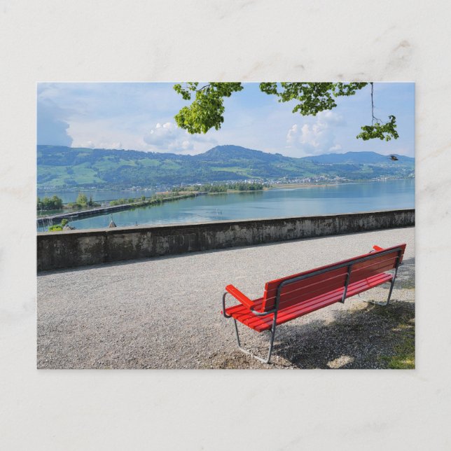 Carte Postale Banc en retard (Devant)