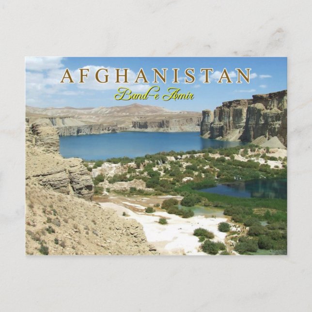 Carte Postale Band-e Amir, Afghanistan (Devant)
