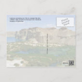 Carte Postale Band-e Amir, Afghanistan (Dos)