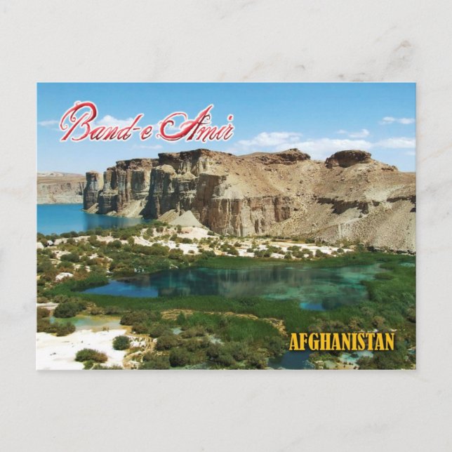 Carte Postale Band-e Amir, Afghanistan (Devant)