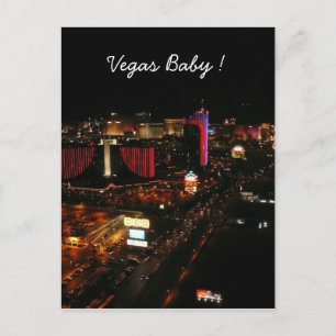 Carte Postale bande de bébé vegas