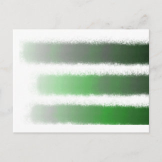 Carte Postale Bande noire verte