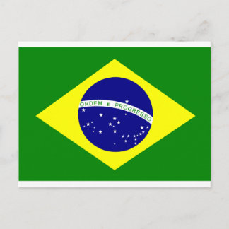 Carte Postale Bandeira do Brasil