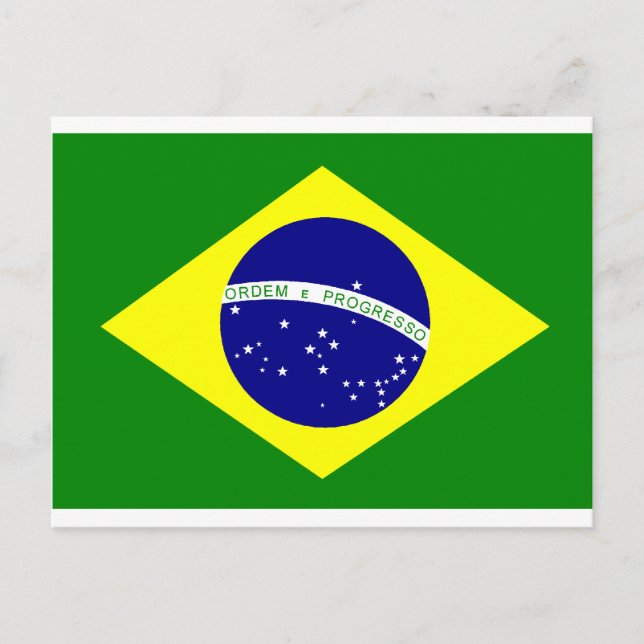 Carte Postale Bandeira do Brasil (Devant)