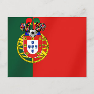 Carte Postale Bandeira Portuguesa Classica por Fás de Portugal