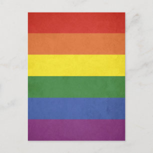 Carte Postale Bandes arc-en-ciel