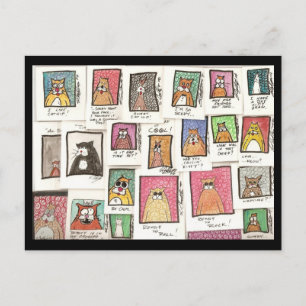 Carte Postale Bandes dessinées du chat de Conroy