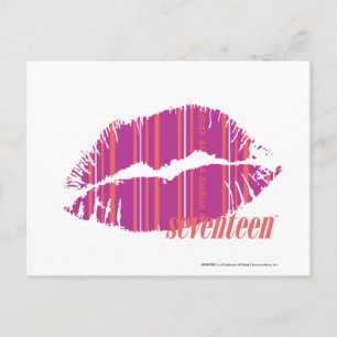 Carte Postale Bandes minces violettes