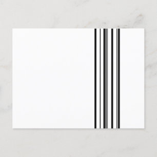 Carte Postale Bandes noires