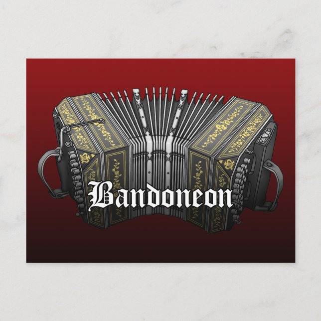 Carte Postale Bandoneon (Devant)