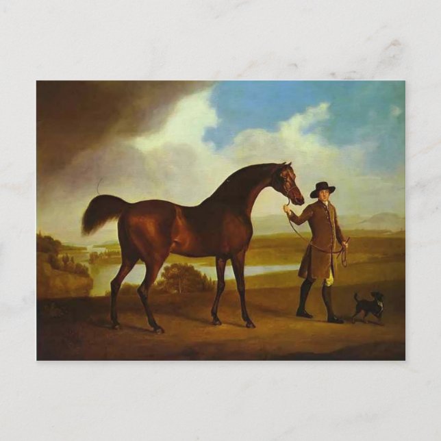 Carte Postale Bandy d'Earl Grosvenor par George Stubbs (Devant)