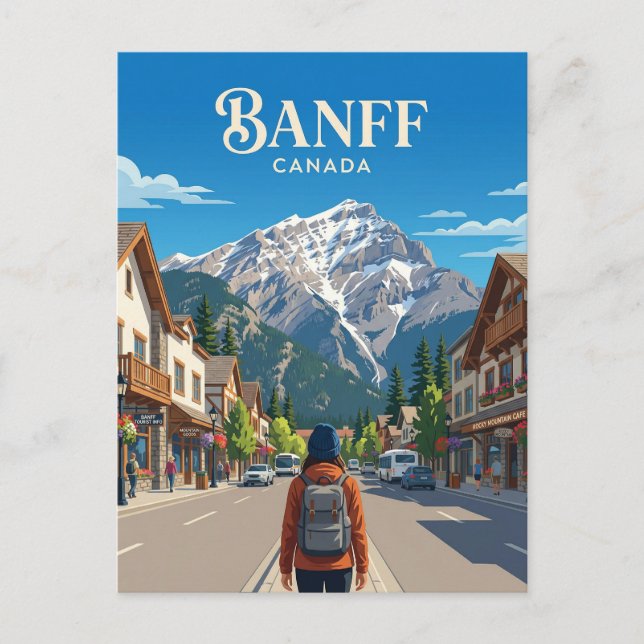 CARTE POSTALE BANFF CANADA (Devant)