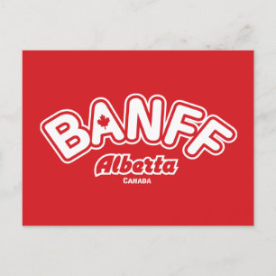 Carte Postale Banff Leaf