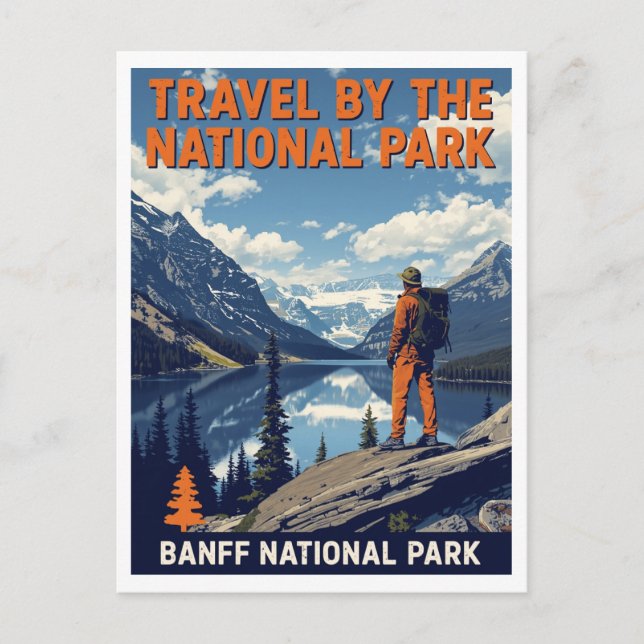 Carte Postale Banff National Park Mountain Lake (Devant)