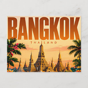 Carte Postale 🌴 Bangkok Moderne Skyline Style Urbain 🌴
