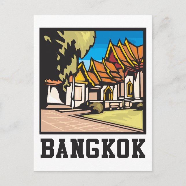 Carte Postale Bangkok Thaïlande (Devant)