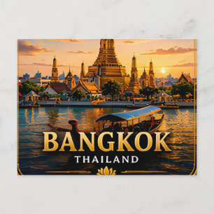 Carte Postale Bangkok Thaïlande Aventure Capitale Tropicale 🌴