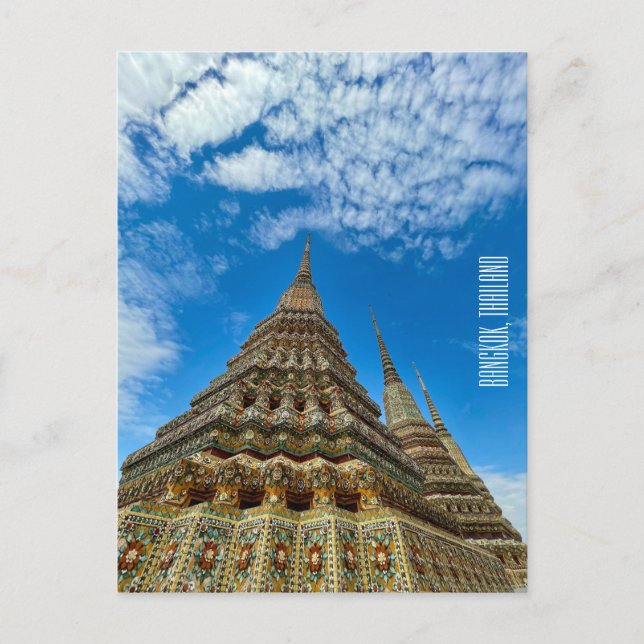 Carte Postale bangkok thaïlande wat pho (Devant)