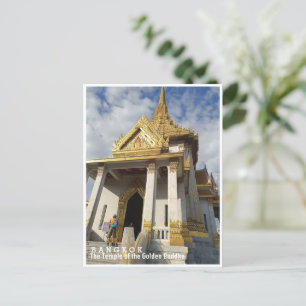 Carte Postale Bangkok, Wat Traimit, Thaïlande