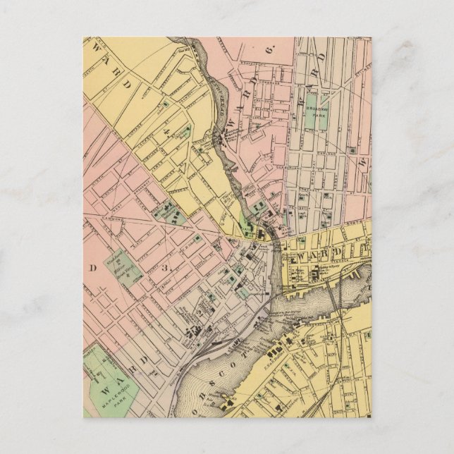 Carte Postale Bangor, Brewer (Devant)