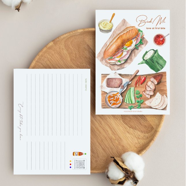 Carte postale Banh Mi (Créateur téléchargé)