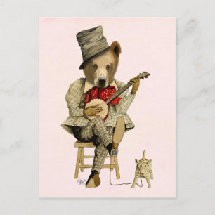 Carte Postale Banjo Bear 3