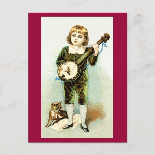 Carte postale Banjo Boy (Devant)