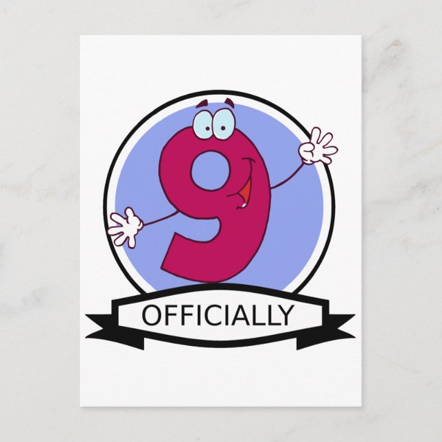 Carte Postale Bannière officielle 9 Anniversaire (Devant)