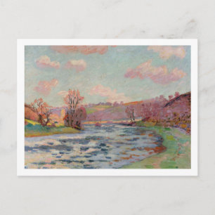 Carte Postale Banques de la Creuse, Limousin, c.1912 (huile sur