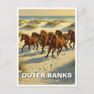 Carte Postale Banques extérieures Caroline du Nord Voyage