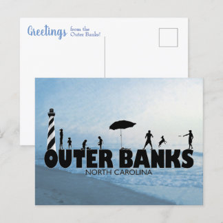 Carte Postale Banques extérieures "Family Fun"