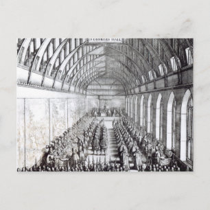 Carte Postale Banquet de Charles II dans la salle Saint-Georges