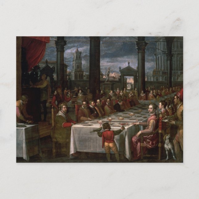 Carte Postale banquet mariage (Devant)