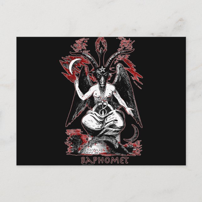 Carte Postale Baphomet (Devant)