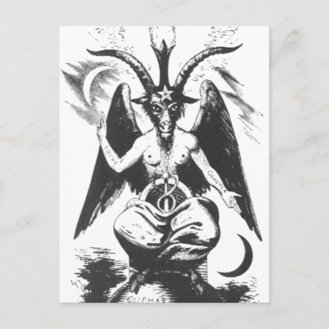 Carte Postale Baphomet (Devant)