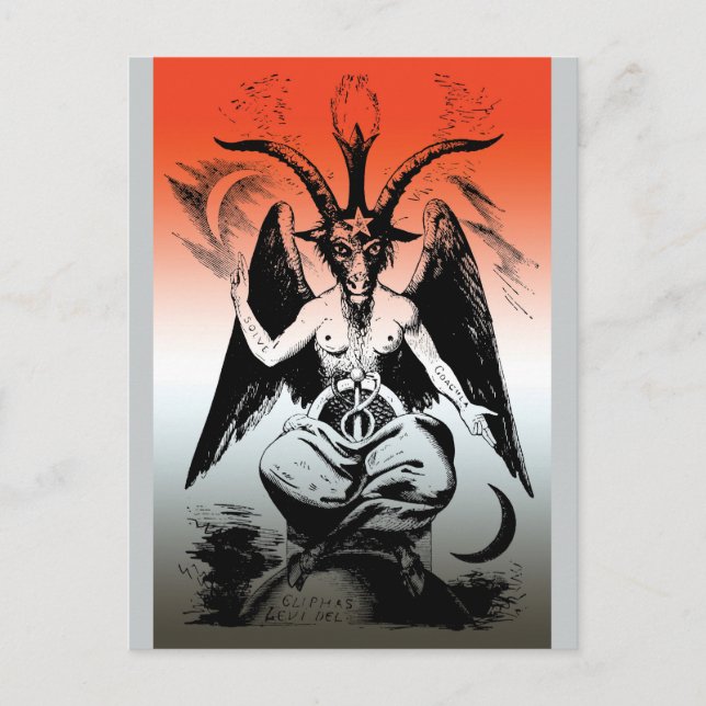 Carte Postale Baphomet (Devant)