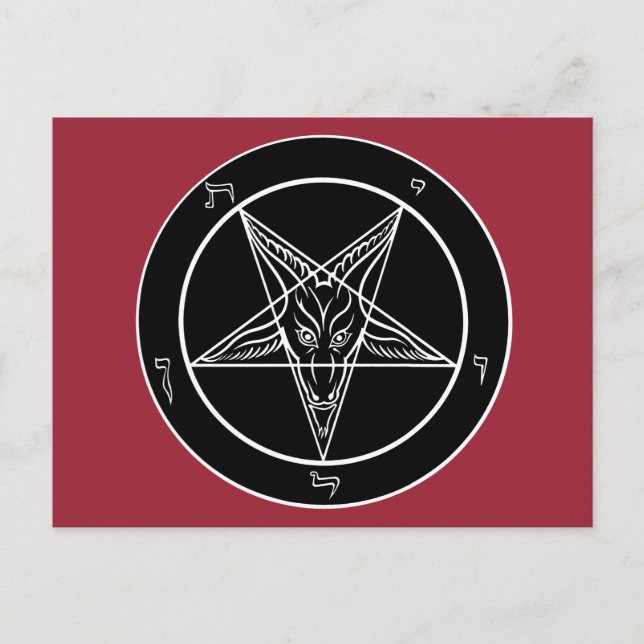 Carte postale Baphomet (Devant)