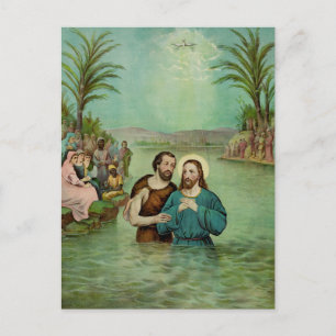 Carte Postale Baptême de Jésus-Christ