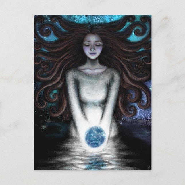 Carte Postale Baptême de la Terre (Devant)