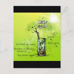 Carte Postale Bar Cocktail Recette