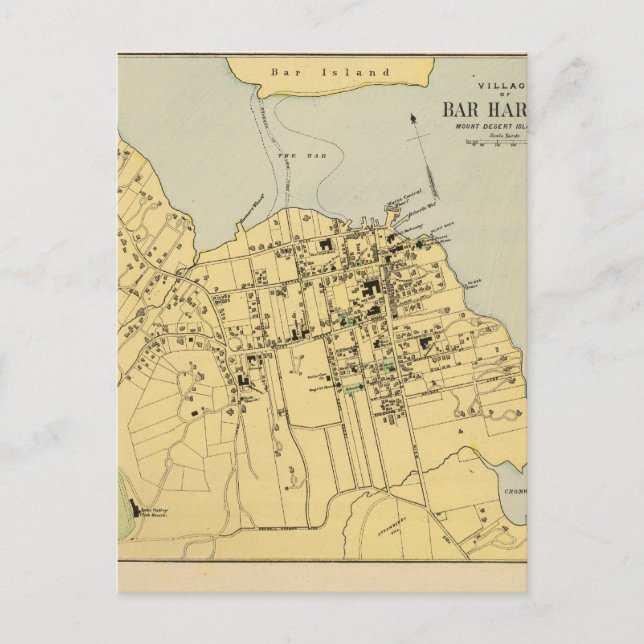 Carte Postale Bar Harbour (Devant)
