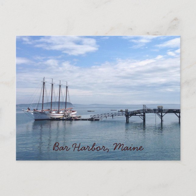 Carte Postale Bar Harbour, Maine (Devant)