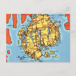 Carte Postale Bar Harbour - Mt Desert Island