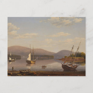 Carte Postale Bar Island et Mont Desert Mountains par Fitz Lane