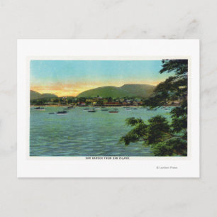 Carte Postale Bar Island Vue sur le port de Bar