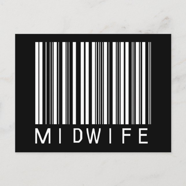 CARTE POSTALE BAR MIDWIFE SOMBRE (Devant)