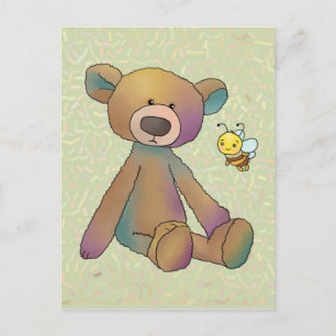 Carte Postale Bär und Biene