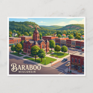 Carte Postale Baraboo, Wisconsin