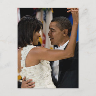 Carte Postale Barack et Michelle Obama